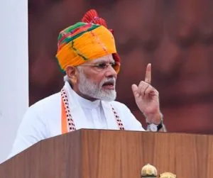 Modi made several statements during Independence Day celebrations