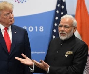 Modi spoke on the phone with the US president