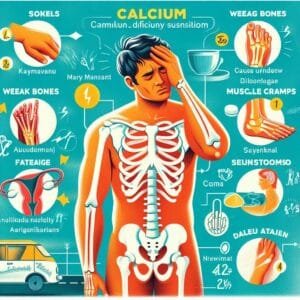 calcium deficiency symptoms in Telugu