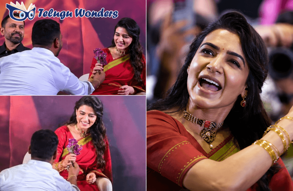 సమంతకు బొకే ఇచ్చి ప్రపోజ్ చేసిన ఫ్యాన్.. కూల్గా స్పందించిన హీరోయిన్... 1 80263561-2610-455b-9e5f-bbca67f6dcbb